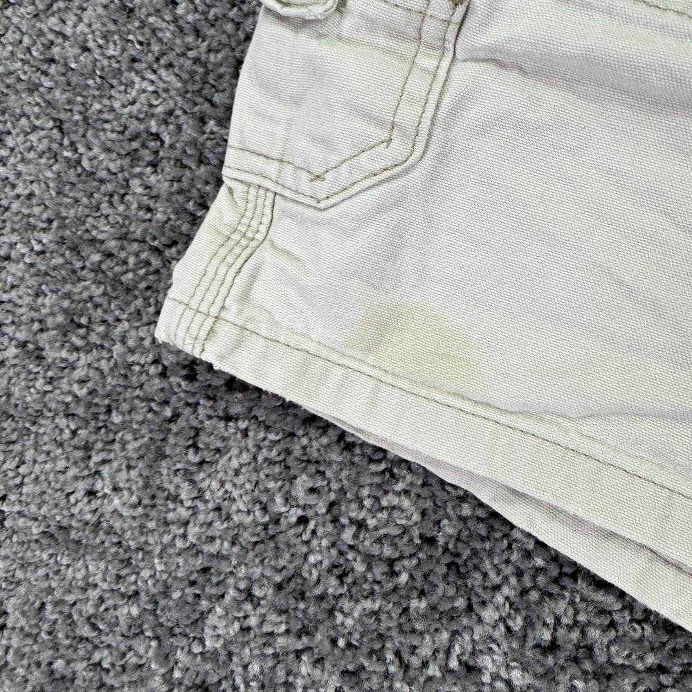 Hydraulic Shorts Womens 7/8 Beige Cargo Twill Pockets Casual Summer City Outdoor - Picture 8 of 10